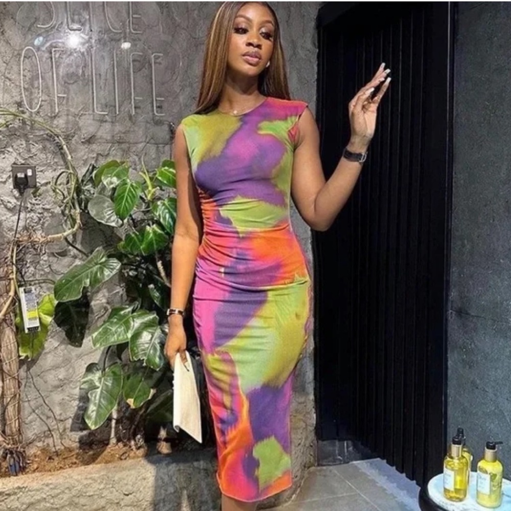 Zara colorful dress size M